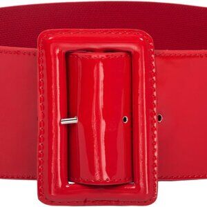 Women's Elastic Stretch Belt 3 Inch Wide Vintage Fashion Accessory for Dress